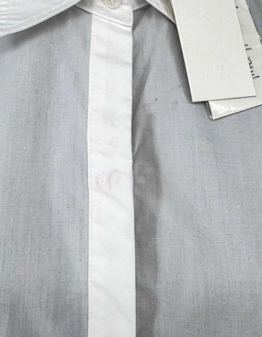 7 FOR ALL MANKIND Striped Back Button-Up Blouse w/ Tags - Small