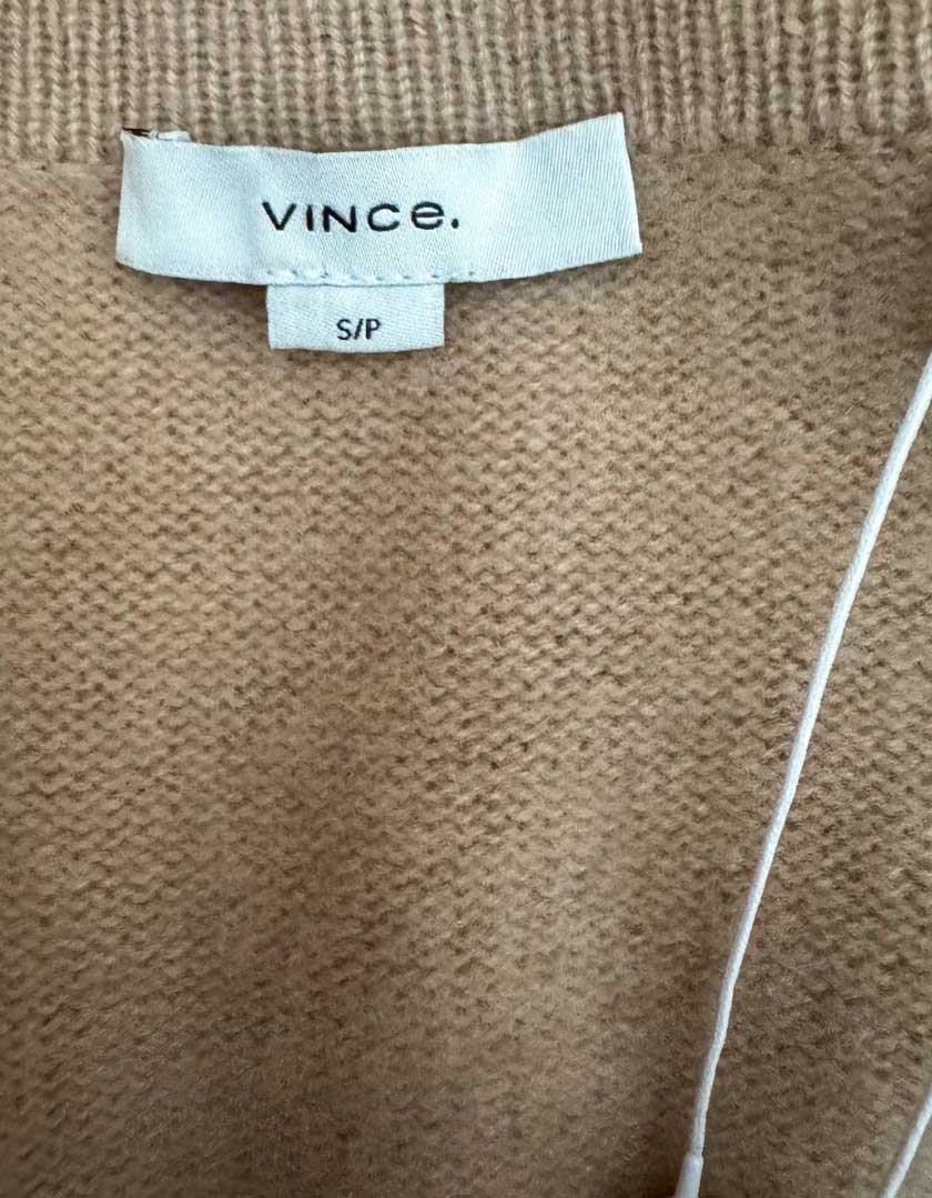 VINCE 100% Cashmere Open-Front Cardigan w/ Tags - Small/Petite US - LuxAnthropy