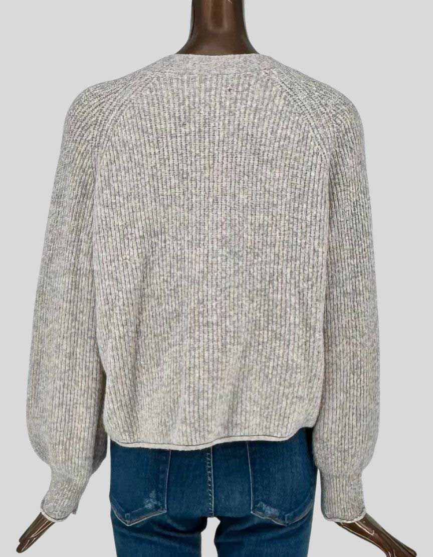 VELVET BY GRAHAM & SPENCER Ribbed Cardigan - Small - LuxAnthropy