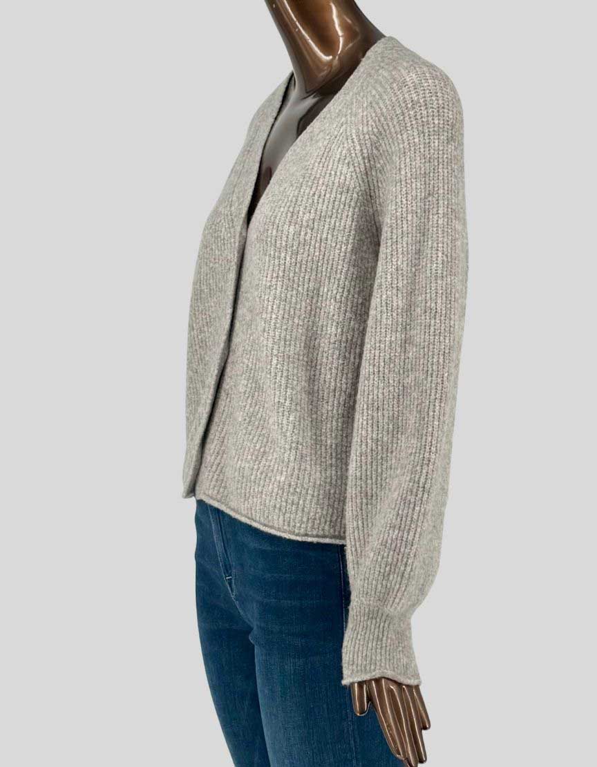 VELVET BY GRAHAM & SPENCER Ribbed Cardigan - Small - LuxAnthropy
