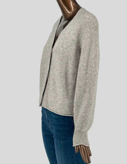 VELVET BY GRAHAM & SPENCER Ribbed Cardigan - Small - LuxAnthropy