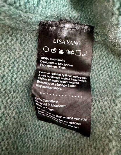 LISA YANG 100% Cashmere Button-Front Cardigan - 2 | Medium-Large