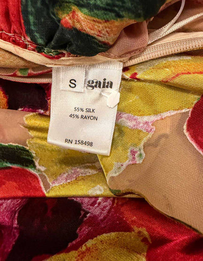 CULT GAIA One-Shoulder Draped Floral Top – Small - LuxAnthropy